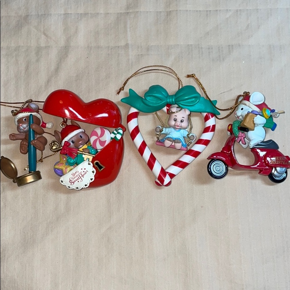 Lustre Fame Christmas Ornaments Lot #3